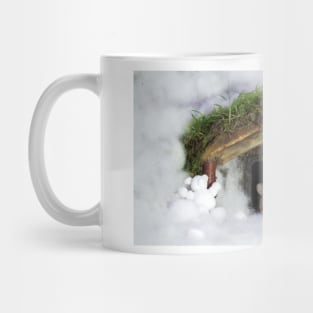 Christmouse  christmas mouse in a  snow house Mug